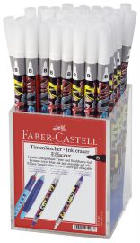 FABER-CASTELL correctiepen, middel, B-ronde punt, in koker