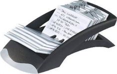 DURABLE adreskaartsysteem TELINDEX desk, zwart / grijs