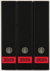 ELBA inhoudsetiket '2025', rood, maat: (B)57 x (H)25 mm