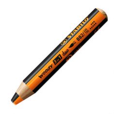 STABILO multitalentstift woody 3 in 1 duo, oranje/zwart