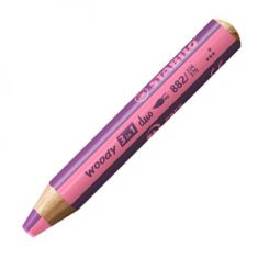 STABILO multitalentstift woody 3 in 1 duo, roze/erica