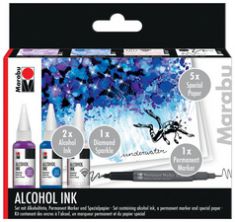 Marabu permanente inkt Alcohol Ink-Set UNDERWATER