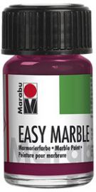Marabu marmerverf easy marble, 15 ml, braam 223