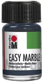 Marabu marmerverf easy marble, 15 ml, antraciet 279