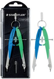 STAEDTLER precisie-/geometriepasser Mars Comfort Neon, blauw/groen