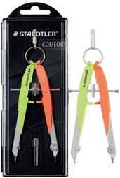 STAEDTLER precisie-/geometriepasser Mars Comfort Neon, geel/oranje