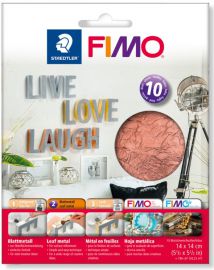 FIMO bladmetaal, koper, 10 vel