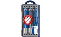 STAEDTLER vulpotlood Mars technico 780 C, blauw, 6 stuks in etui