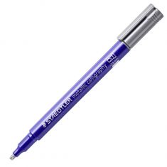 STAEDTLER permanent-marker metallic calligraphy, zilver