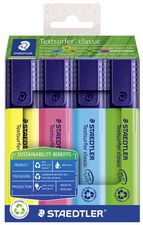 STAEDTLER tekstmarker 'Textsurfer classic', 4 stuks in etui