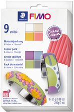 FIMO SOFT boetseerklei set 'Trend Colours', set van 8