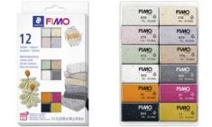 FIMO EFFECT set boetseerklei 'Boho Colours', set van 12
