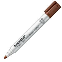 STAEDTLER Lumocolor Whiteboardmarker 351, ronde punt, 2 mm, bruin