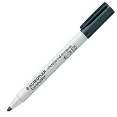 STAEDTLER Lumocolor Whiteboardmarker compact 341, ronde punt, 1-2 mm, zwart