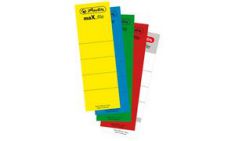 herlitz ordnerrug-etiketten maX.file, 60 x 190 mm, wit