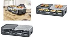 SEVERIN Raclette-Grill RG 2366, natuurgrillsteen/grillplaat