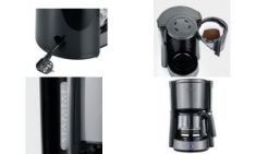 SEVERIN koffiezetmachine KA 9572, 1.000 W, Stone Grey