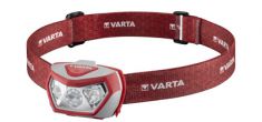 VARTA LED-hoofdlamp 'Outdoor Sports H20 Pro', rood/grijs