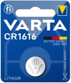 VARTA Lithium knoopcelbatterij/knoopbatterij 'Electronics', CR1616, 3 Volt