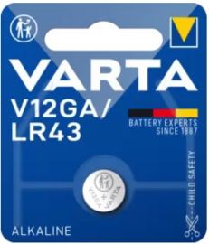 VARTA Alkaline knoopcelbatterij/knoopbatterij ´Electronics´, V12GA (LR43)