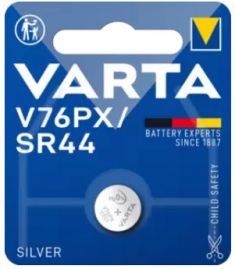 VARTA Zilver-oxide knoopcelbatterij/knoopbatterij V76PX (SR44), 1,55 Volt