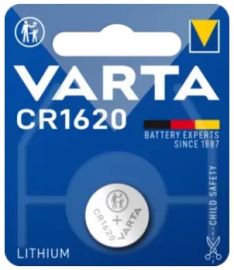 VARTA Lithium knoopcelbatterij/knoopbatterij 'Electronics', CR1620, 3,0 Volt,