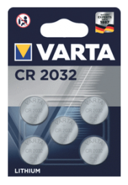 VARTA Lithium knoopcelbatterij/knoopbatterij 'Electronics', CR2032, 5 stuks