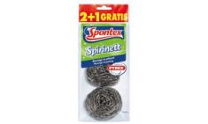 Spontex roestvrij stalen spiraal Spirinett, 2+1 GRATIS