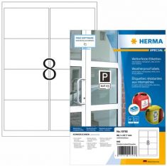 HERMA weersbestendige etiketten van speciaalpapier, 99,1x67,7 mm
