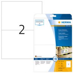 HERMA Power etiketten SPECIAL, 210 x 148 mm, permanent, 25 vel A4, wit