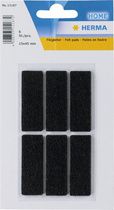 HERMA HOME viltglijders, 15 x 45 mm, zwart