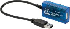 W&T USB-Isolator 2kV Hi-Speed, blauw