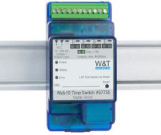 W&T Web-IO Time Switch Digital 4xOut, 10/100BaseT, blauw