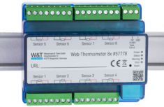 W&T WebThermograph 8x, voor registratie van 8 temperatuurpunten