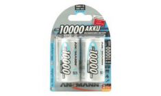 ANSMANN maxE NiMH batterij, Mono D, 2 stuks op blister, 5.000 mAh