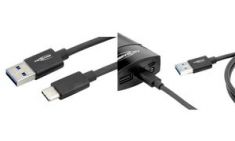 ANSMANN data en laadkabel, USB-A - USB-C, 2,0 m, zwart