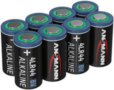 ANSMANN Alkaline batterij 4LR44, 6 Volt, 8 stuks