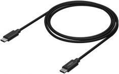 ANSMANN data- en laadkabel, USB-C - USB-C stekker, 1,2 m, zwart