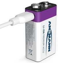 ANSMANN Li-Ion accu/batterij E-Blok met USB-C koppeling