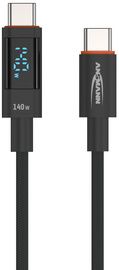 ANSMANN data- en laadkabel met display, USB-C - USB-C, 2,0 m