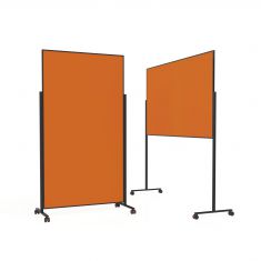 magnetoplan design-moderatiebord/presentatiebord VarioPin, oranje