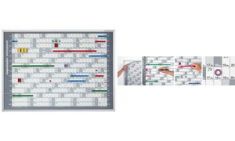 magnetoplan jaarplanner-folie 2025, magneethechtend