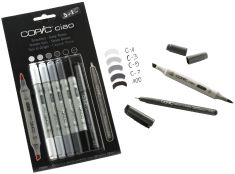 COPIC marker ciao 5+1 set, grijstinten