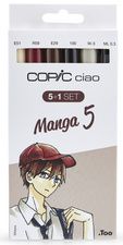 COPIC hobbymarkers ciao 5+1 set, Manga 5