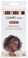 COPIC Marker ciao, 5+1 set 'portrait 2'