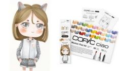 COPIC Marker ciao 'LAYER en MIX Manga Starter Set', Mellow