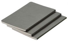 LAMY notitieschrift Booklet B5, DIN A5, grey, set van 3