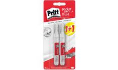 Pritt correctiestift Pocket Pen Fluid, 2 op blisterkaart