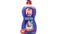 Pril hand-vaatwasmiddel KRAFT GEL ULTRA PLUS, 450 ml fles