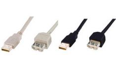 DIGITUS USB 2.0 verlengkabel, zwart, 3,0 m